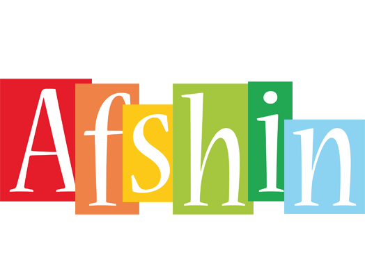 Afshin colors logo