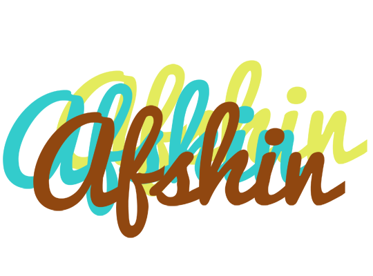Afshin cupcake logo