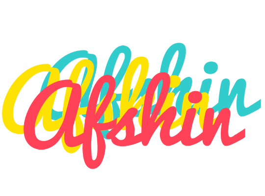 Afshin disco logo