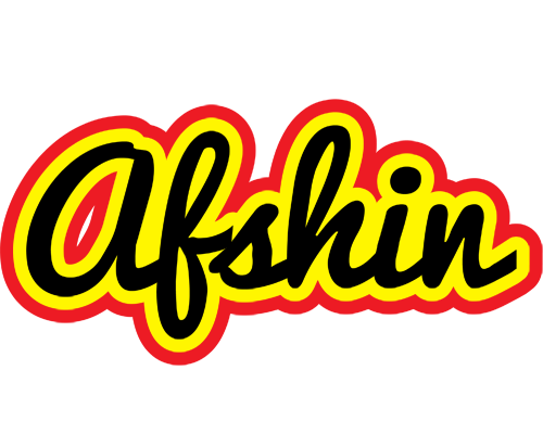 Afshin flaming logo