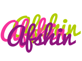 Afshin flowers logo