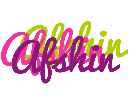 Afshin flowers logo