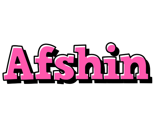 Afshin girlish logo