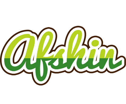 Afshin golfing logo