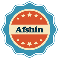 Afshin labels logo