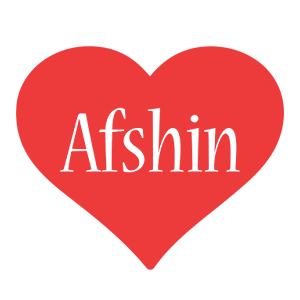 Afshin love logo