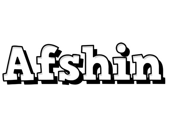 Afshin snowing logo
