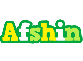 Afshin soccer logo