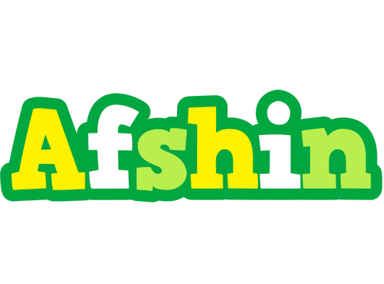 Afshin soccer logo