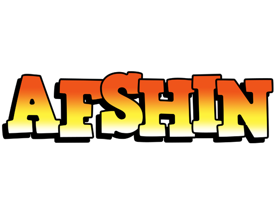 Afshin sunset logo