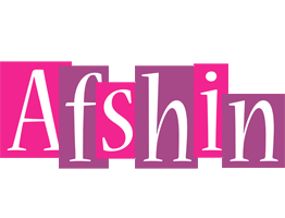 Afshin whine logo