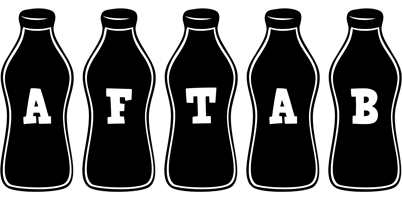 Aftab bottle logo