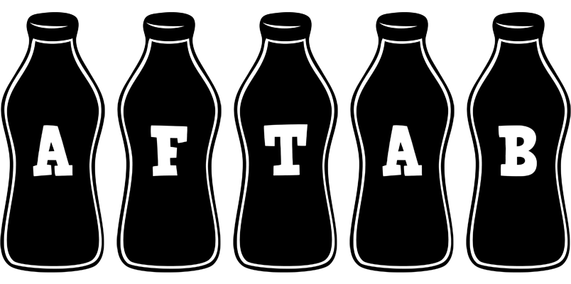 Aftab bottle logo