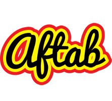 Aftab flaming logo