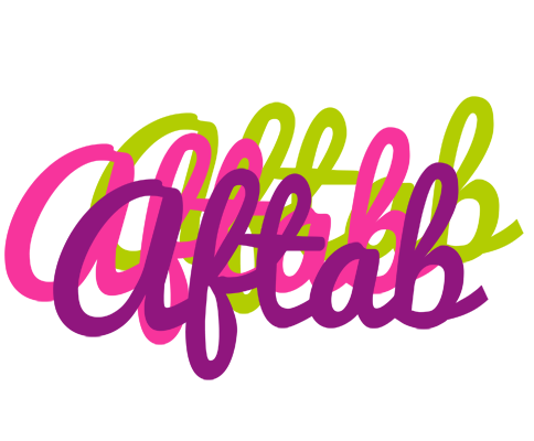 Aftab flowers logo