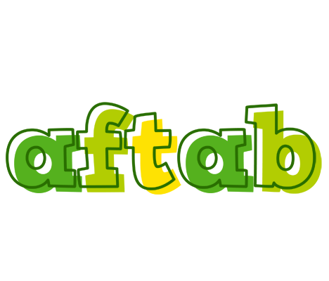 Aftab juice logo