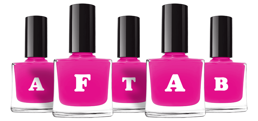 Aftab nails logo