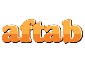 Aftab orange logo