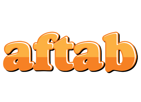 Aftab orange logo