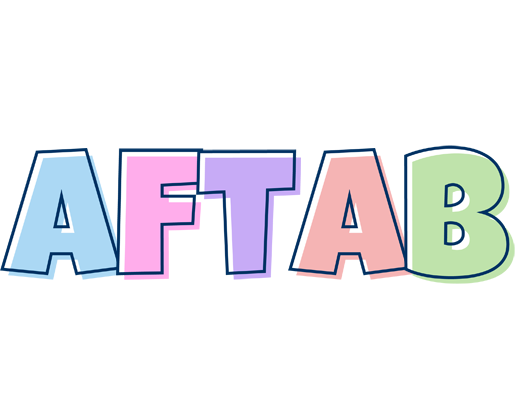 Aftab pastel logo