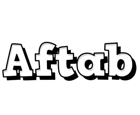 Aftab snowing logo
