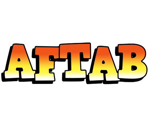 Aftab sunset logo