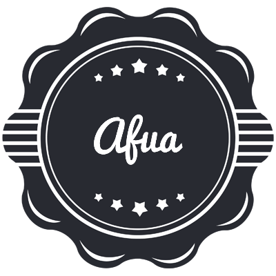 Afua badge logo