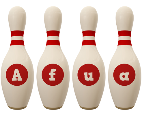 Afua bowling-pin logo