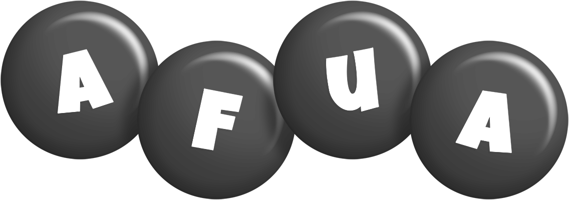 Afua candy-black logo