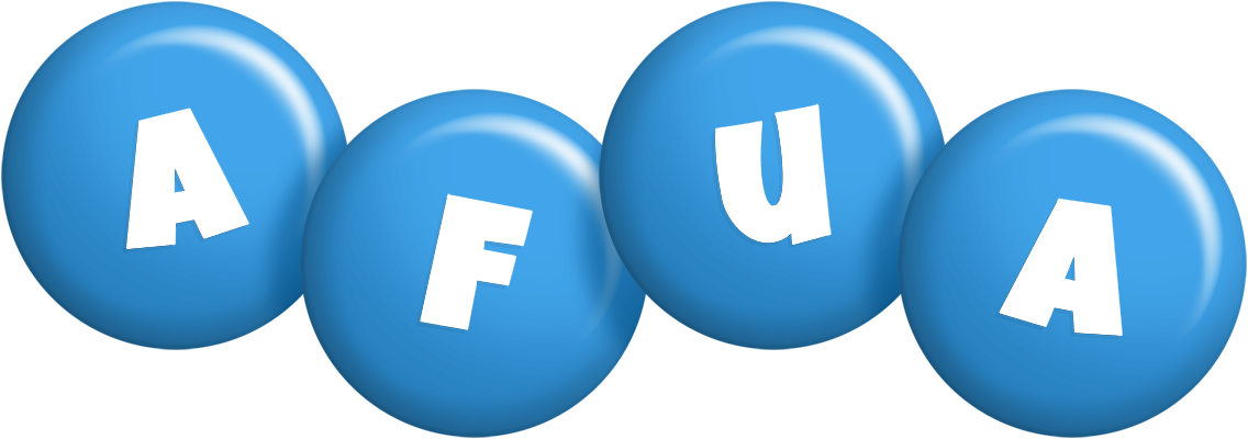 Afua candy-blue logo