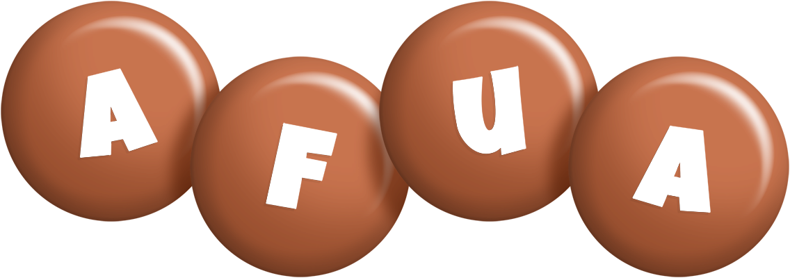Afua candy-brown logo