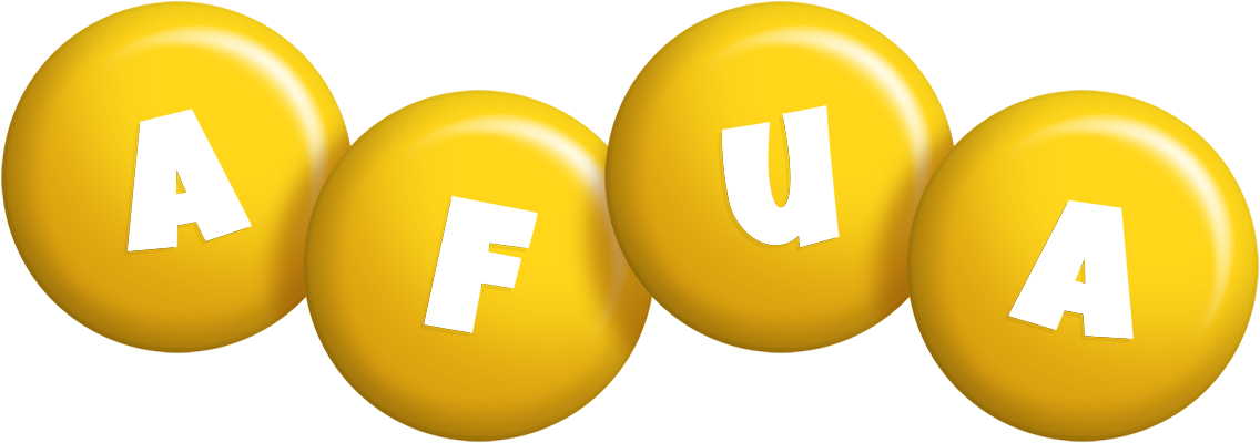 Afua candy-yellow logo
