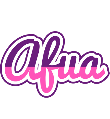 Afua cheerful logo