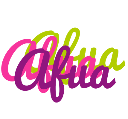 Afua flowers logo