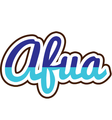 Afua raining logo