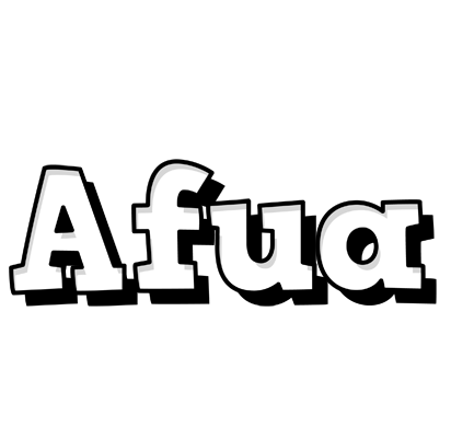 Afua snowing logo