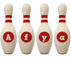 Afya bowling-pin logo