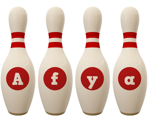 Afya bowling-pin logo