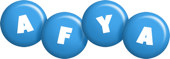 Afya candy-blue logo