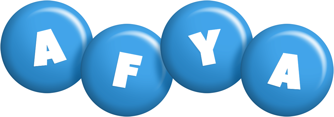 Afya candy-blue logo