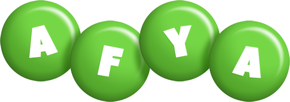 Afya candy-green logo