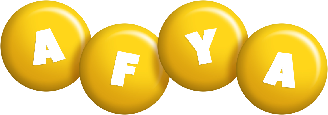 Afya candy-yellow logo