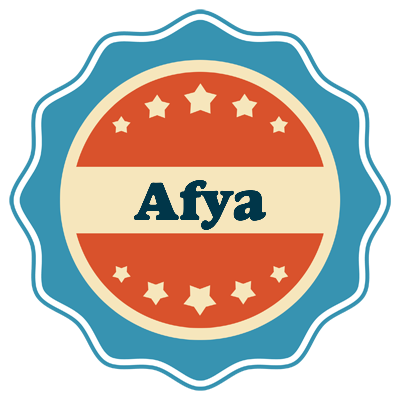 Afya labels logo