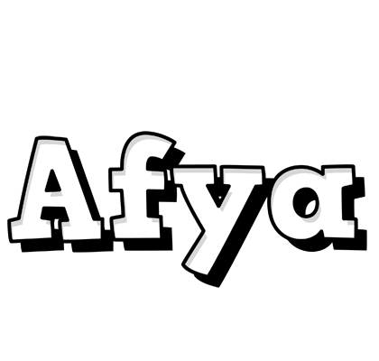 Afya snowing logo
