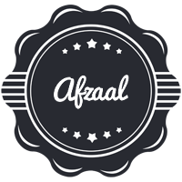 Afzaal badge logo