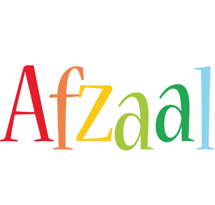 Afzaal birthday logo