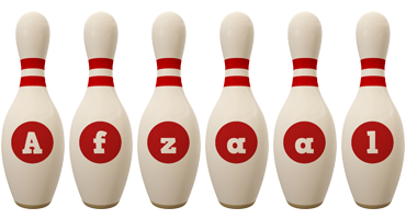 Afzaal bowling-pin logo