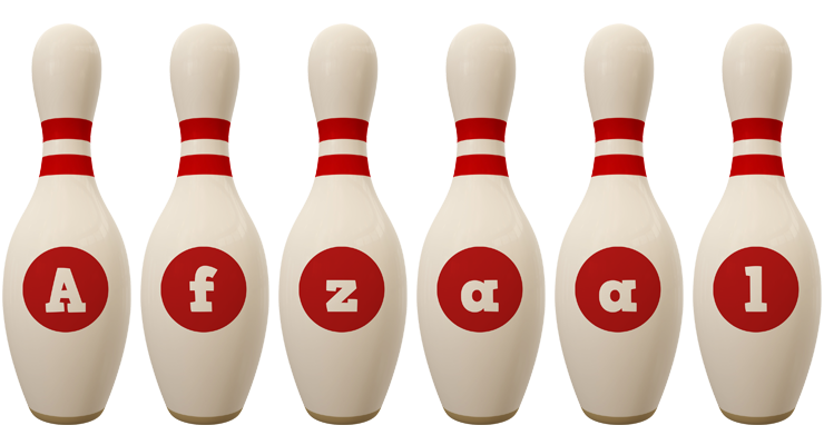 Afzaal bowling-pin logo