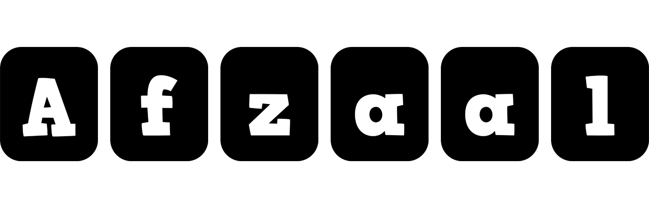 Afzaal box logo