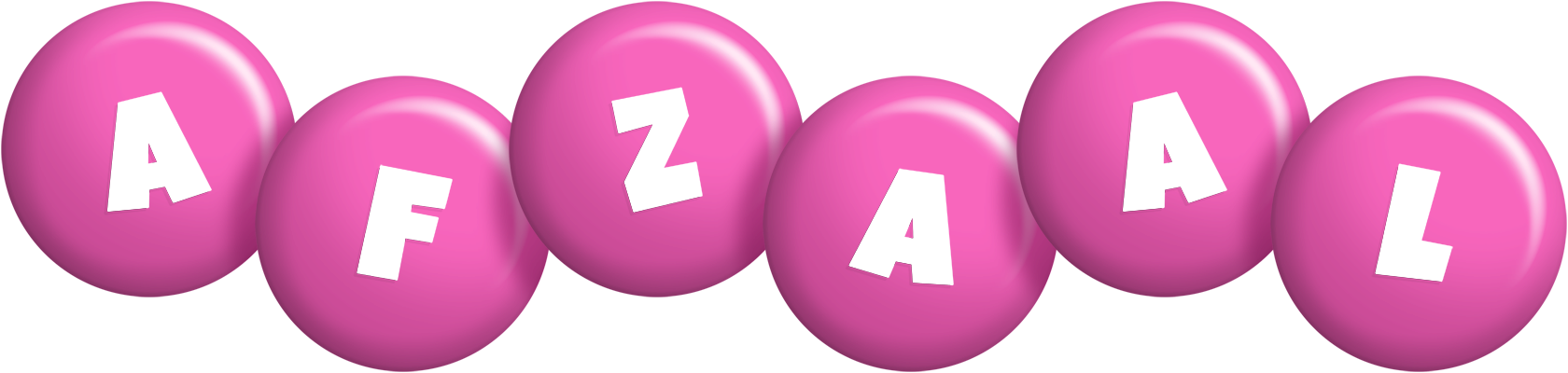 Afzaal candy-pink logo